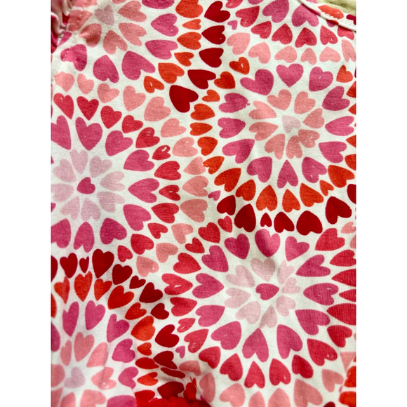 Girls RuffleButts Red Pink Heart Tulle Dress Size 10 - Picture 6 of 6